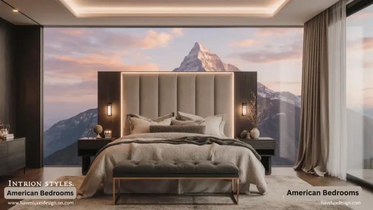 Japandi bedroom aesthetic tips featuring natural wood furniture and neutral tones