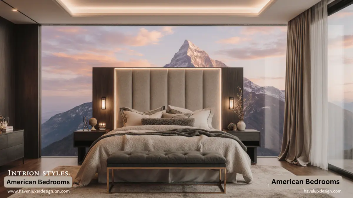 Japandi bedroom aesthetic tips featuring natural wood furniture and neutral tones