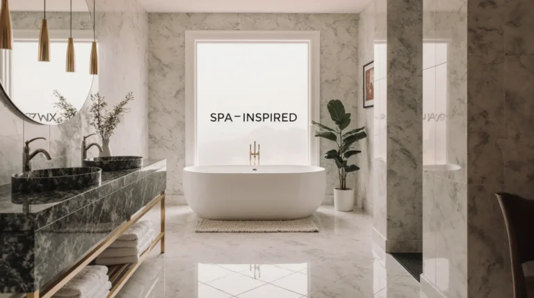 spa-inspired bathroom ideas for small spaces