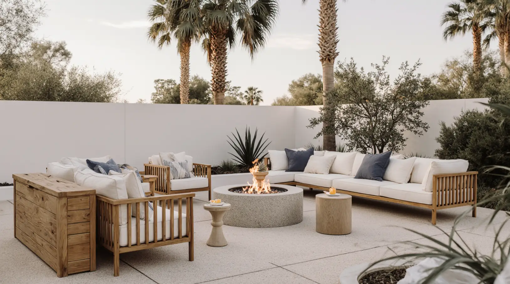 Small balcony decorating ideas with cozy seating and plants.