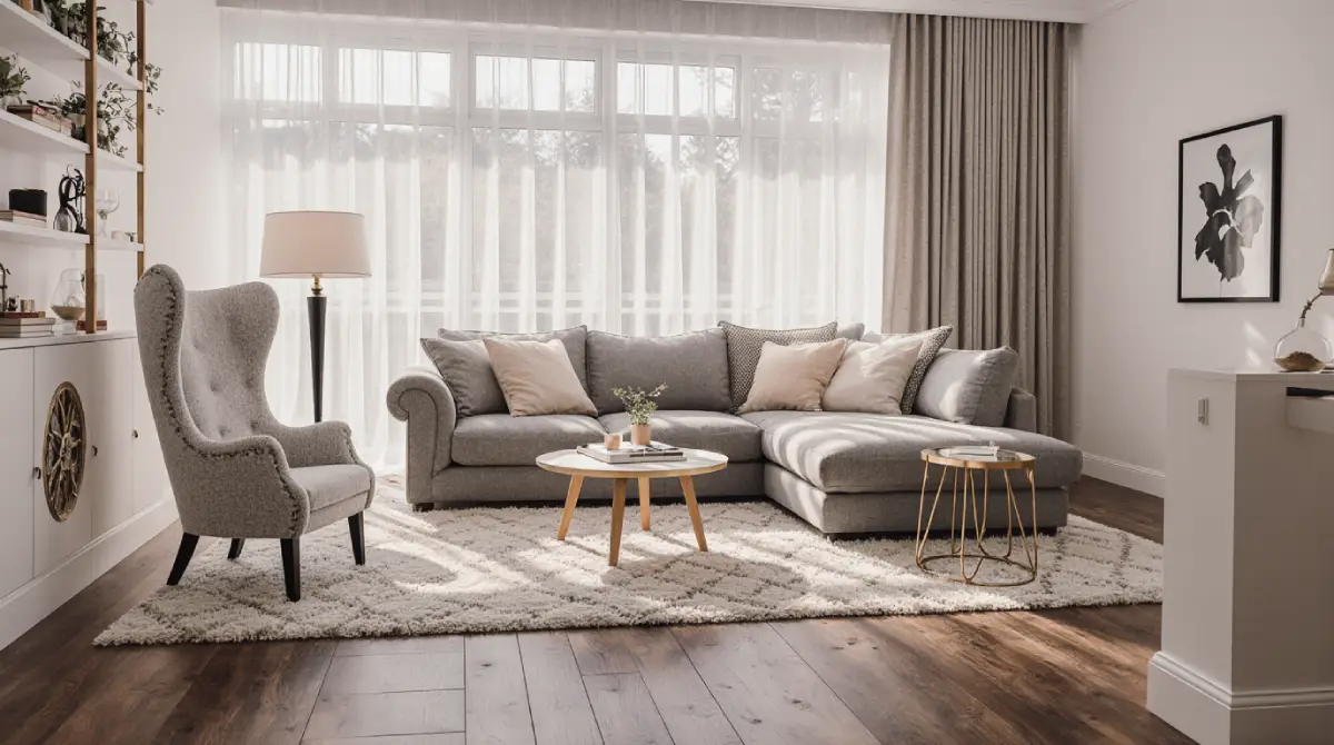 Best decor ideas for small living rooms featuring light colors, smart layout, and space-saving furniture that make the room feel spacious.