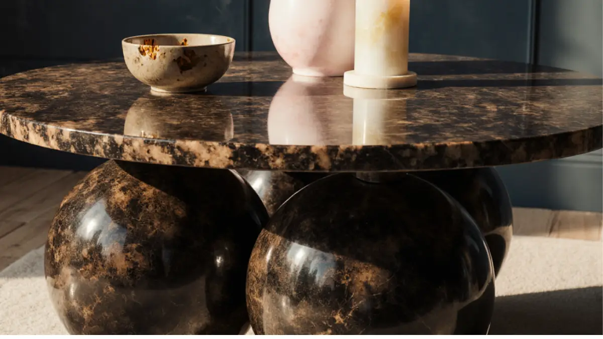 Cavara Coffee Table in modern living room with neutral décor