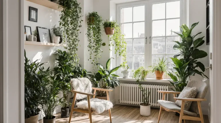 How to use plants to decorate small apartments with stylish indoor greenery