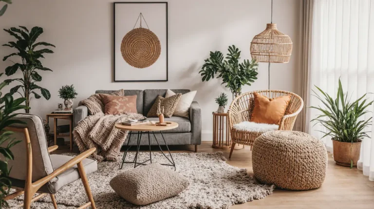 Boho living room furniture ideas featuring eclectic sofas and chairs