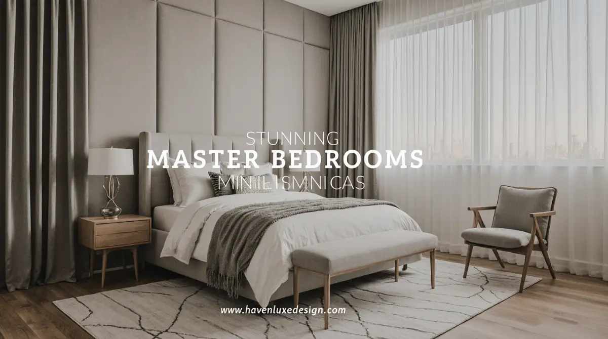 modern master bedrooms decor with neutral tones