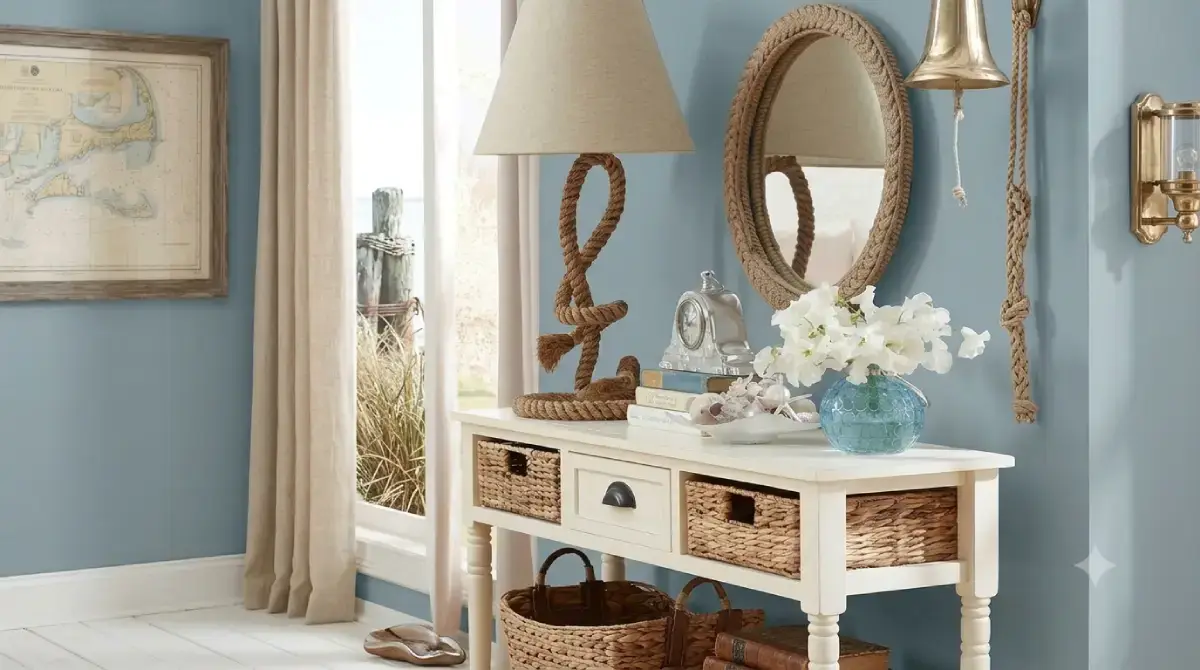 Console table decorating ideas for entryway