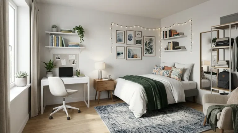 College Bedroom Ideas for a cozy dorm room