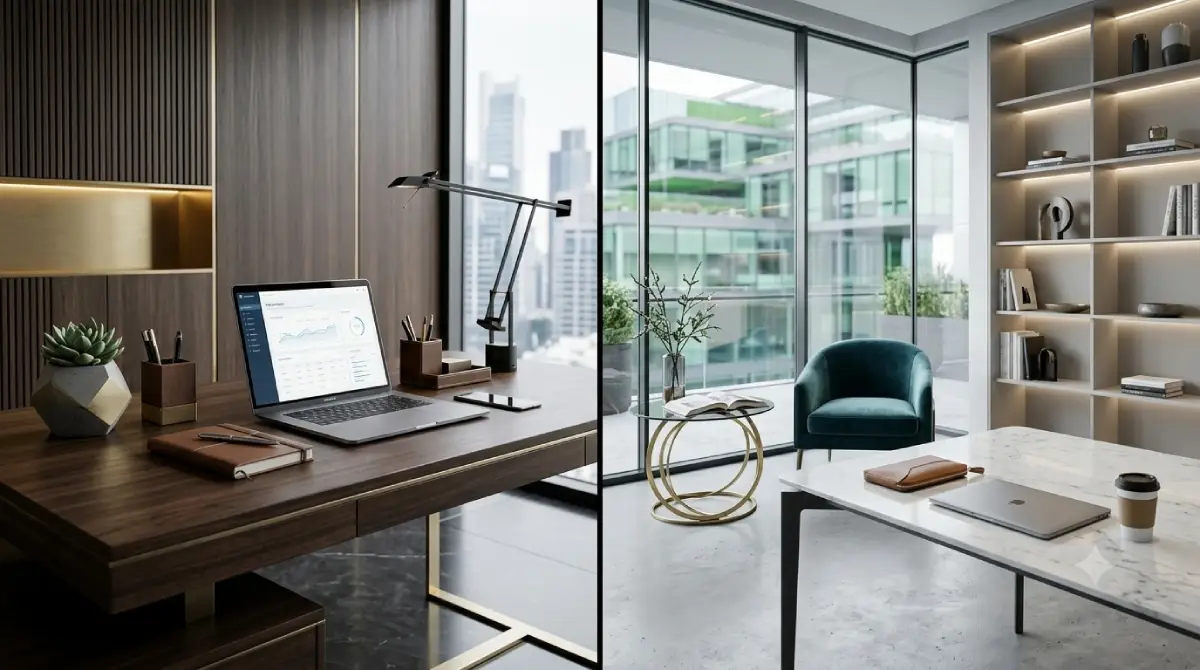 Office Set Up at Work Ideas for home-inspired corporate spaces